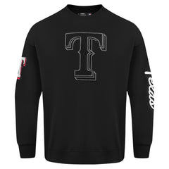 Texas Rangers Pro Standard Paint The City Dropped Shoulder Pullover Sweatshirt Sale