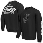 Baltimore Orioles Pro Standard Paint The City Dropped Shoulder Pullover Sweatshirt Outlet