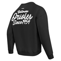 Baltimore Orioles Pro Standard Paint The City Dropped Shoulder Pullover Sweatshirt Outlet