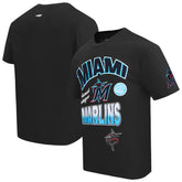 Miami Marlins Pro Standard Turn It Up Dropped Shoulder T-Shirt Online