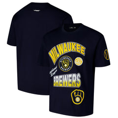 Milwaukee Brewers Pro Standard Turn It Up Dropped Shoulder T-Shirt Near Me