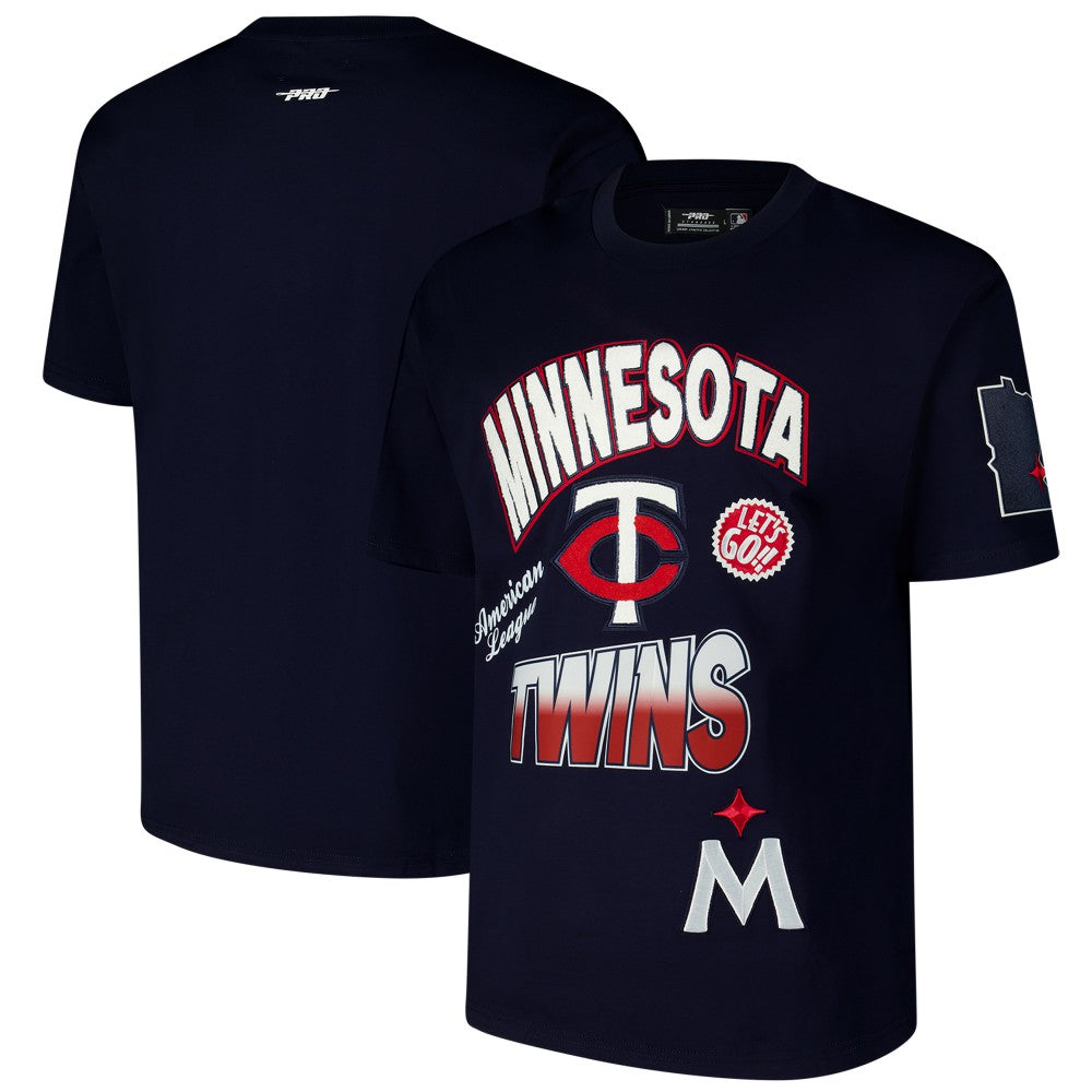 Minnesota Twins Pro Standard Turn It Up Dropped Shoulder T-Shirt Discount