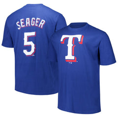 Corey Seager Texas Rangers Fanatics Big & Tall Name & Number T-Shirt Outlet