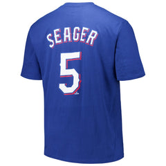 Corey Seager Texas Rangers Fanatics Big & Tall Name & Number T-Shirt Outlet