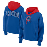 Chicago Cubs Fanatics Women's Oversized Legacy Favorite Spectator Pullover Hoodie Outlet