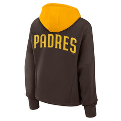 San Diego Padres Fanatics Women's Oversized Legacy Favorite Spectator Pullover Hoodie Outlet