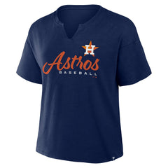 Houston Astros Fanatics Women's Fan Fave Stadium Slub Boxy T-Shirt Near Me