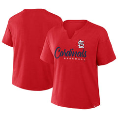 St. Louis Cardinals Fanatics Women's Fan Fave Stadium Slub Boxy T-Shirt Discount