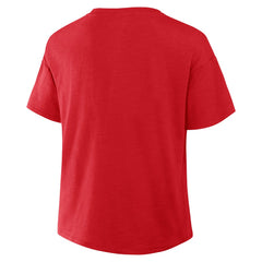 St. Louis Cardinals Fanatics Women's Fan Fave Stadium Slub Boxy T-Shirt Discount