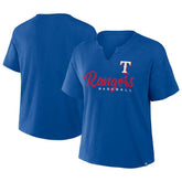 Texas Rangers Fanatics Women's Fan Fave Stadium Slub Boxy T-Shirt Online