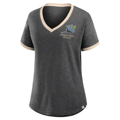 Tampa Bay Rays Fanatics Women's Binge Worthy Stadium Slub V-Neck T-Shirt Discount