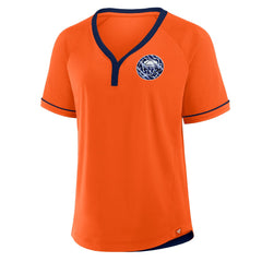 Houston Astros Fanatics Women's Cooperstown Collection League Diva Raglan V-Neck T-Shirt Online