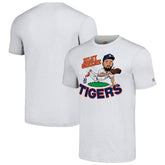 Riley Greene Detroit Tigers Homage Caricature Player Tri-Blend T-Shirt Outlet