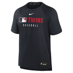 Minnesota Twins Nike Authentic Collection Pregame Raglan Dri-FIT T-Shirt Online