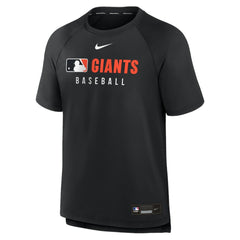 San Francisco Giants Nike Authentic Collection Pregame Raglan Dri-FIT T-Shirt Sale
