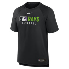 Tampa Bay Rays Nike Authentic Collection Pregame Raglan Dri-FIT T-Shirt Online