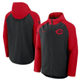 Cincinnati Reds Nike Authentic Collection Raglan Performance Full-Zip Jacket Sale