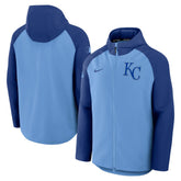 Kansas City Royals Nike Authentic Collection Raglan Performance Full-Zip Jacket Outlet