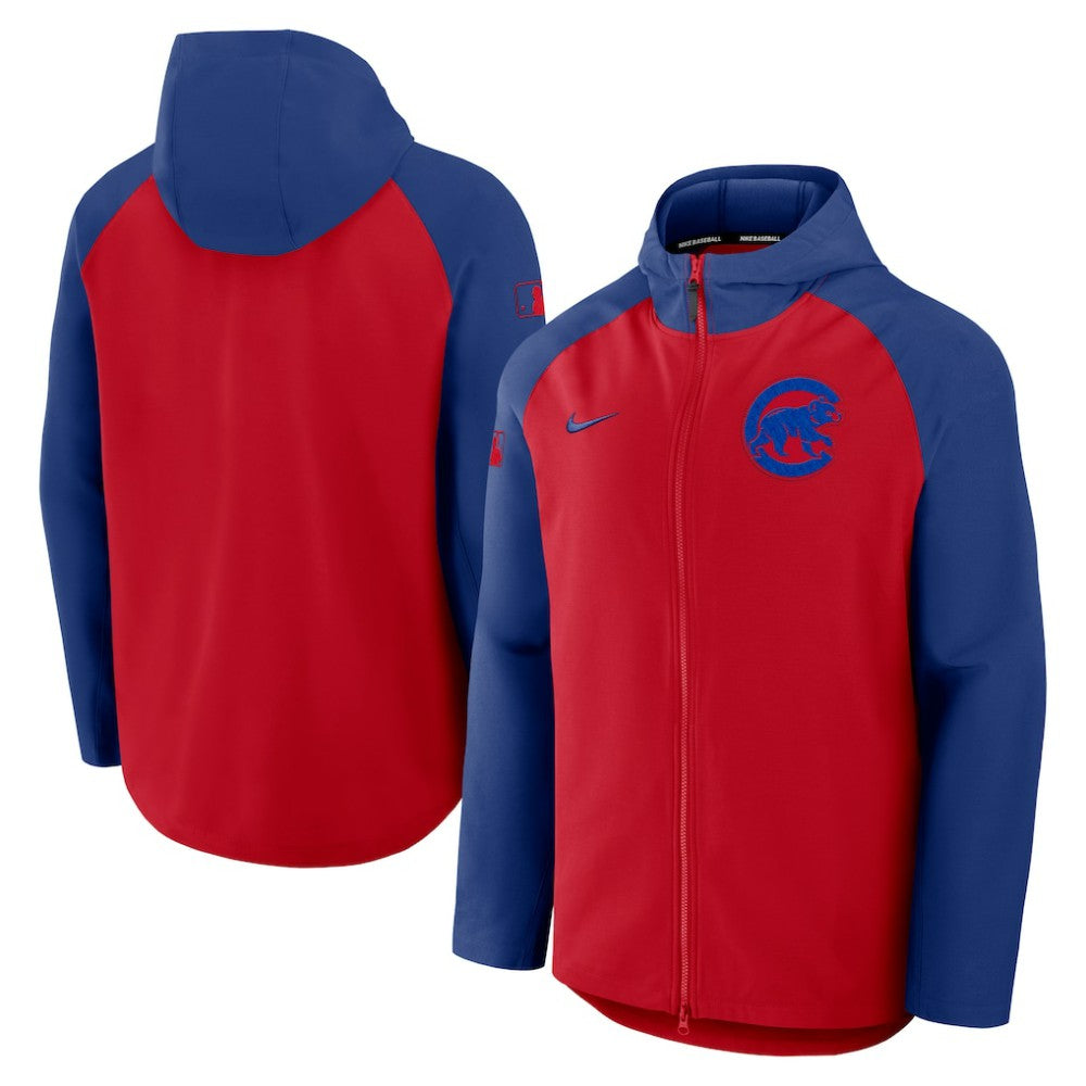 Chicago Cubs Nike Authentic Collection Raglan Performance Full-Zip Jacket Outlet