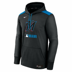 Miami Marlins Nike Authentic Collection Performance Pullover Hoodie Sale