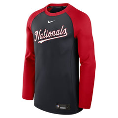 Washington Nationals Nike Authentic Collection Game Time Raglan Dri-FIT Long Sleeve T-Shirt for sale