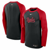 Cincinnati Reds Nike Authentic Collection Game Time Raglan Dri-FIT Long Sleeve T-Shirt Online