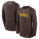 San Diego Padres Nike Authentic Collection Game Time Raglan Dri-FIT Long Sleeve T-Shirt Online