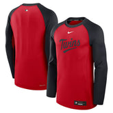 Minnesota Twins Nike Authentic Collection Game Time Raglan Dri-FIT Long Sleeve T-Shirt Outlet