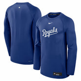 Kansas City Royals Nike Authentic Collection Game Time Raglan Dri-FIT Long Sleeve T-Shirt Sale