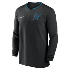 Miami Marlins Nike Authentic Collection Performance Half-Zip Top Outlet