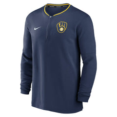 Milwaukee Brewers Nike Authentic Collection Performance Half-Zip Top Online