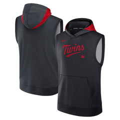 Minnesota Twins Nike Authentic Collection Dri-FIT Sleeveless Hoodie Near Me