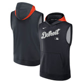 Detroit Tigers Nike Authentic Collection Dri-FIT Sleeveless Hoodie Online