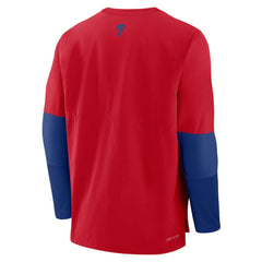 Philadelphia Phillies Nike Authentic Collection Player Dri-FIT Lightweight Pullover Outlet