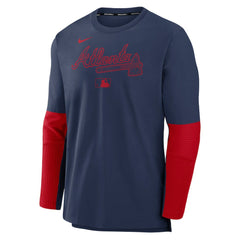 Atlanta Braves Nike Authentic Collection Player Dri-FIT Lightweight Pullover Outlet