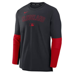 Cleveland Guardians Nike Authentic Collection Player Dri-FIT Lightweight Pullover Sale
