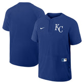 Kansas City Royals Nike Authentic Collection Raglan Short Sleeve Windshirt Outlet