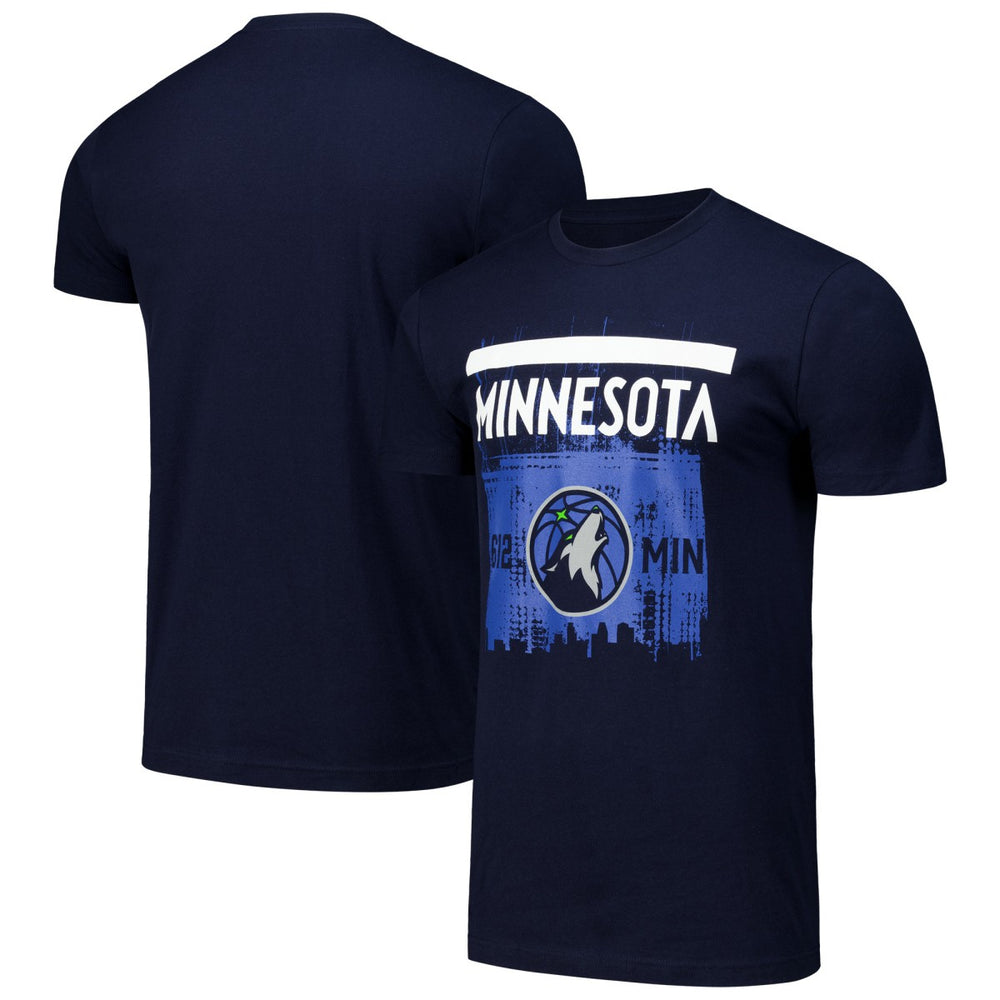 Minnesota Timberwolves Stadium Essentials Unisex Breakdown T-Shirt Navy