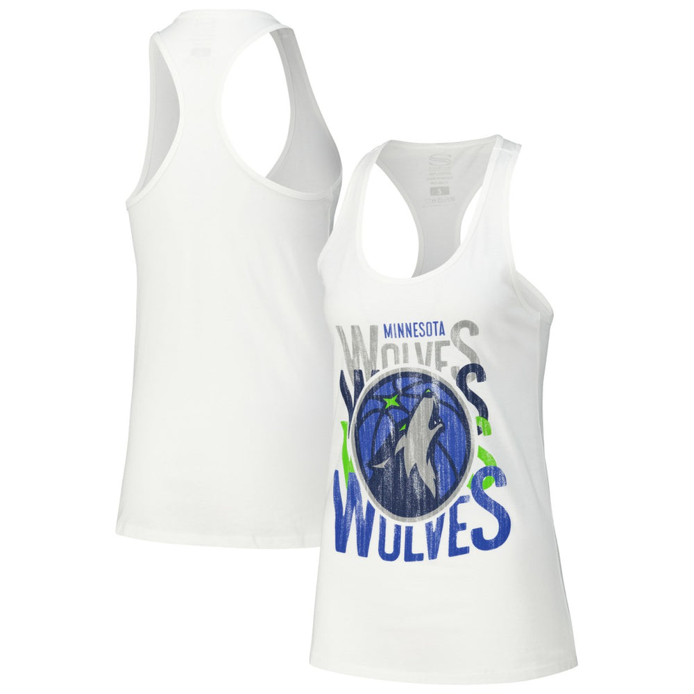Minnesota Timberwolves Stadium Essentials Women's Dedication Tank Top White