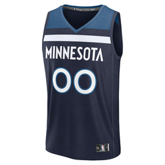Fanatics Minnesota Timberwolves Fastbreak Custom Jersey Icon Edition Navy