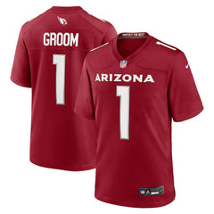 Number 1 Groom Arizona Cardinals Game Jersey - Cardinal - Nike