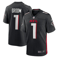 Number 1 Groom Atlanta Falcons Game Jersey - Black - Nike