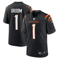 Number 1 Groom Cincinnati Bengals Game Jersey - Black - Nike