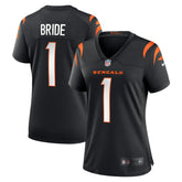 Number 1 Bride Cincinnati Bengals Women's Game Jersey - Black - Nike