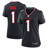 Number 1 Bride Houston Texans Women's Game Jersey - Navy - Nike