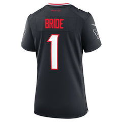 Number 1 Bride Houston Texans Women's Game Jersey - Navy - Nike