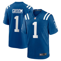Number 1 Groom Indianapolis Colts Game Jersey - Royal - Nike