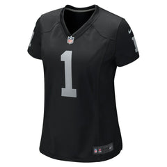 Number 1 Bride Las Vegas Raiders Women's Game Jersey - Black - Nike
