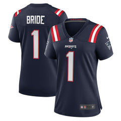 Number 1 Bride New England Patriots Women's Game Jersey - Navy - Nike