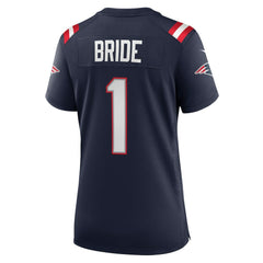 Number 1 Bride New England Patriots Women's Game Jersey - Navy - Nike